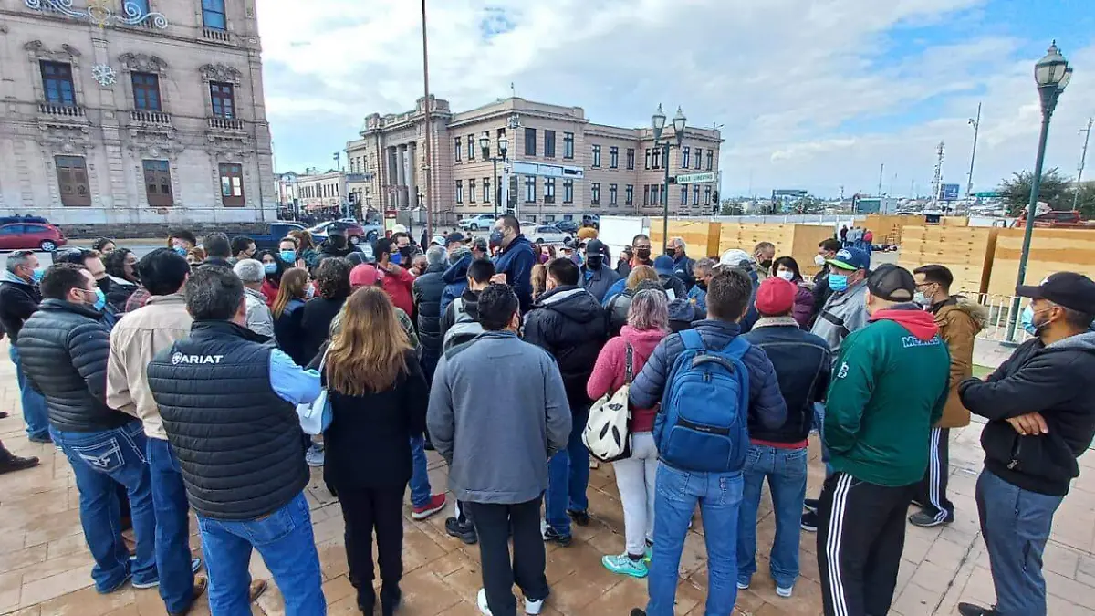 Manifestantes aras